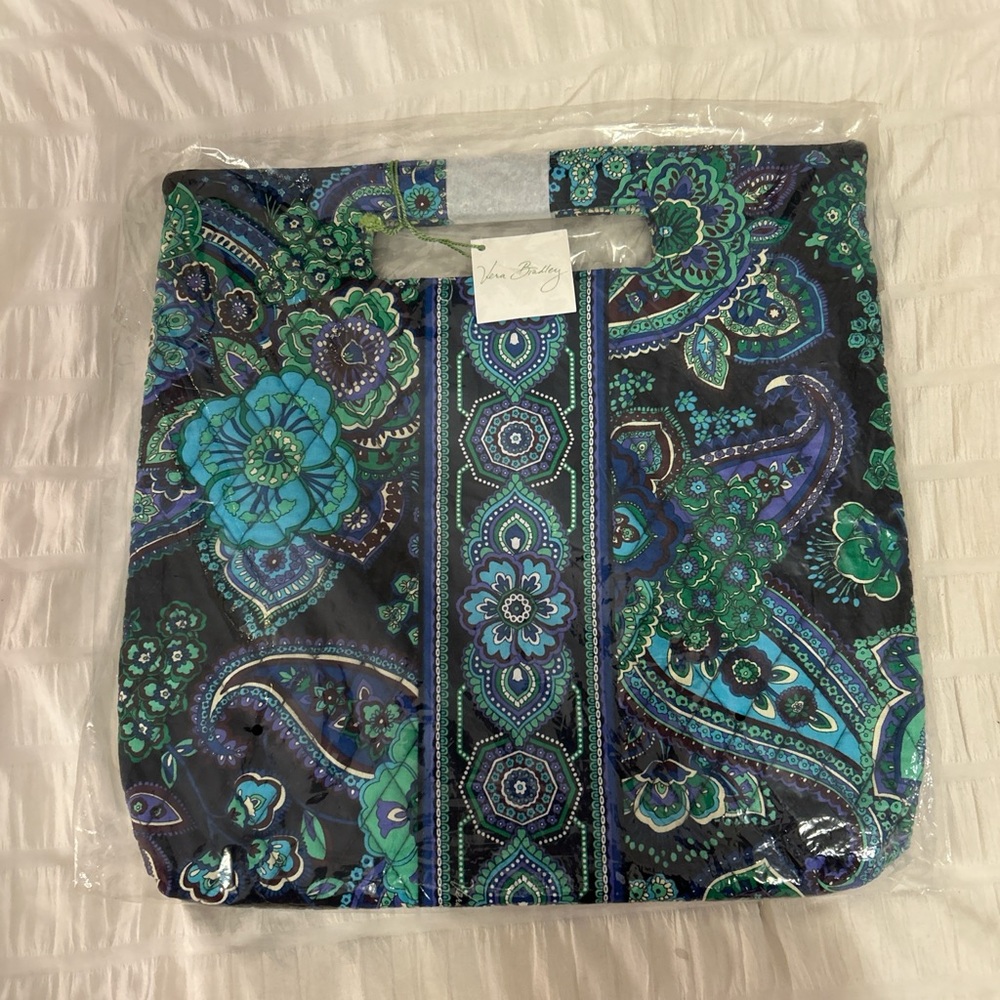 Vera Bradley Limited Edition 2009 Holiday Tote in Blue Rhapsody (NWT)